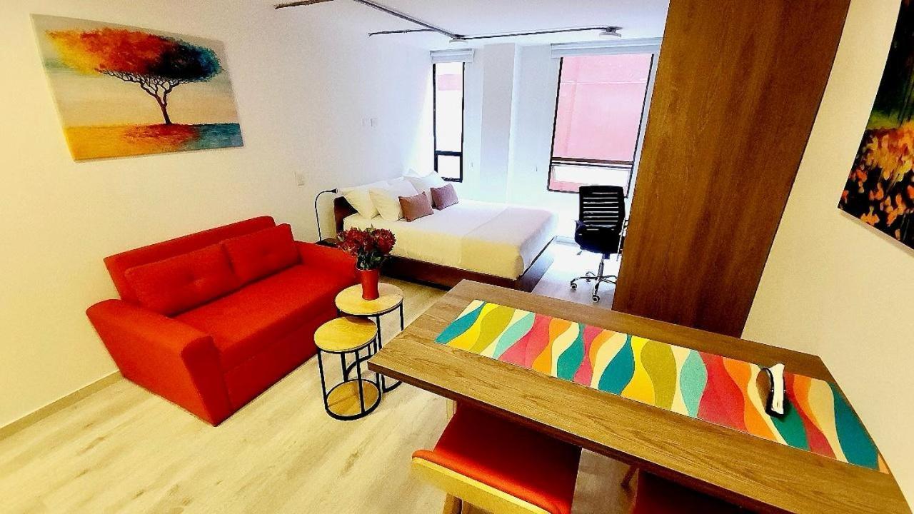 Toscana Loft - Apartasuites โบโกตา ภายนอก รูปภาพ